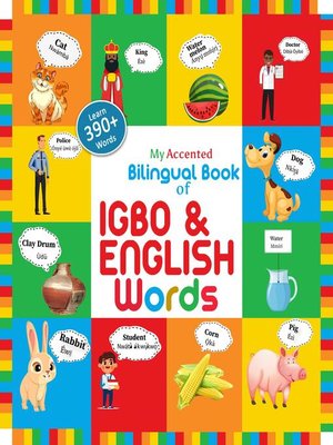 cover image of My Accented Bilingual Book of Igbo& English Words